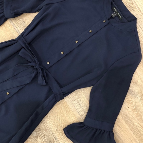Banana Republic 00P Navy Shirt Dress - Picture 4 of 7